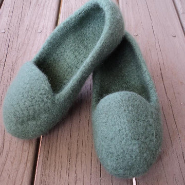 Slip On Felted Knit Slippers for Women