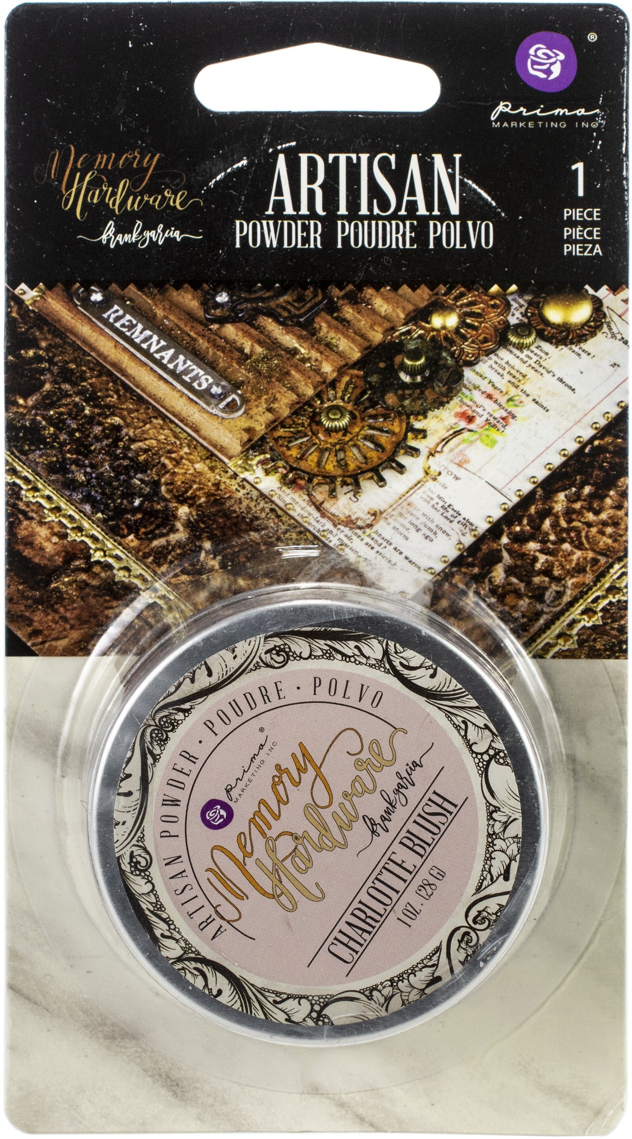 Prima Marketing Memory Hardware Artisan Powder 1oz - Charlotte Blush