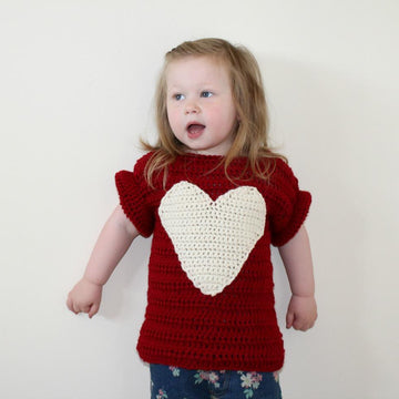 PDF08 Crochet Heart Sweater