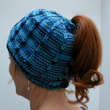 Button Ponytail Hat