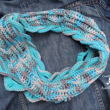 Sea Breeze Infinity Scarf Adult Teen