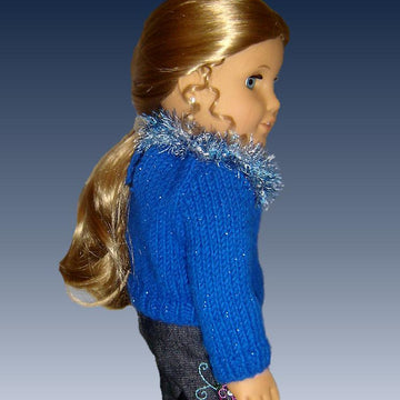 Shimmer Sweater, Fits American Girl and all 18 inch dolls. 041