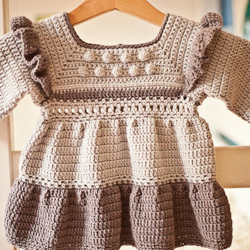 Heather Tiered Dress with Frills