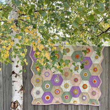 Golden Hexagon Blanket