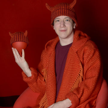 Brioche Horn Hat
