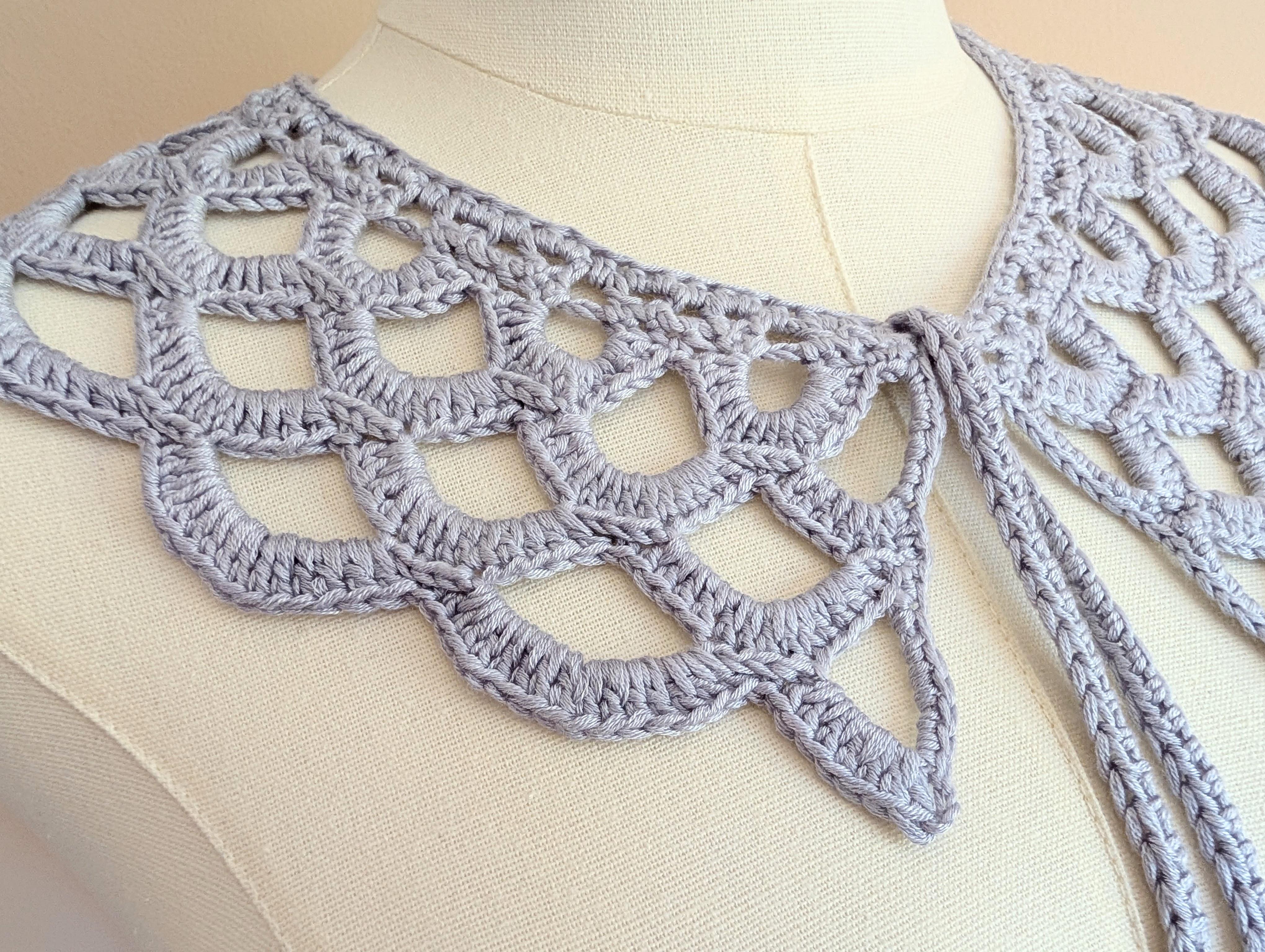 Elegant Lace Collar Chart #117