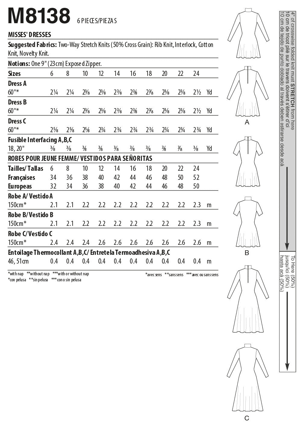 McCall's BrooklynMcCalls - Misses' Dresses M8138 - Sewing Pattern