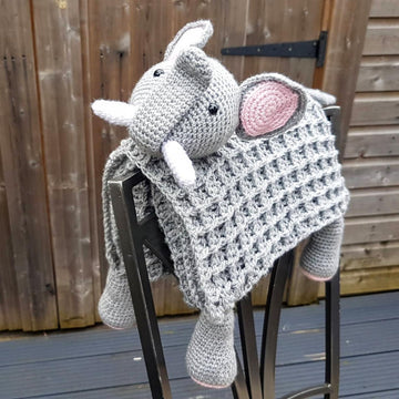 3 in1 Safari Elephant Folding Baby Blanket Toy Lovey