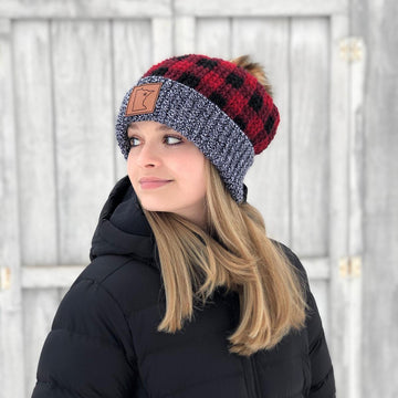 Love My Buffalo Plaid Slouch