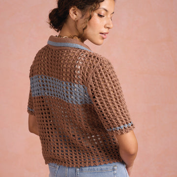 Dot Grid Shirt in Rowan Summerlite Dk - Downloadable PDF