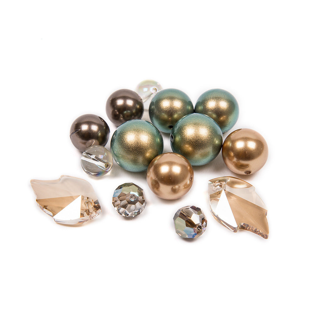 Rowan Swarovski Mixed Beads 10mm-16mm (Pack of 14)