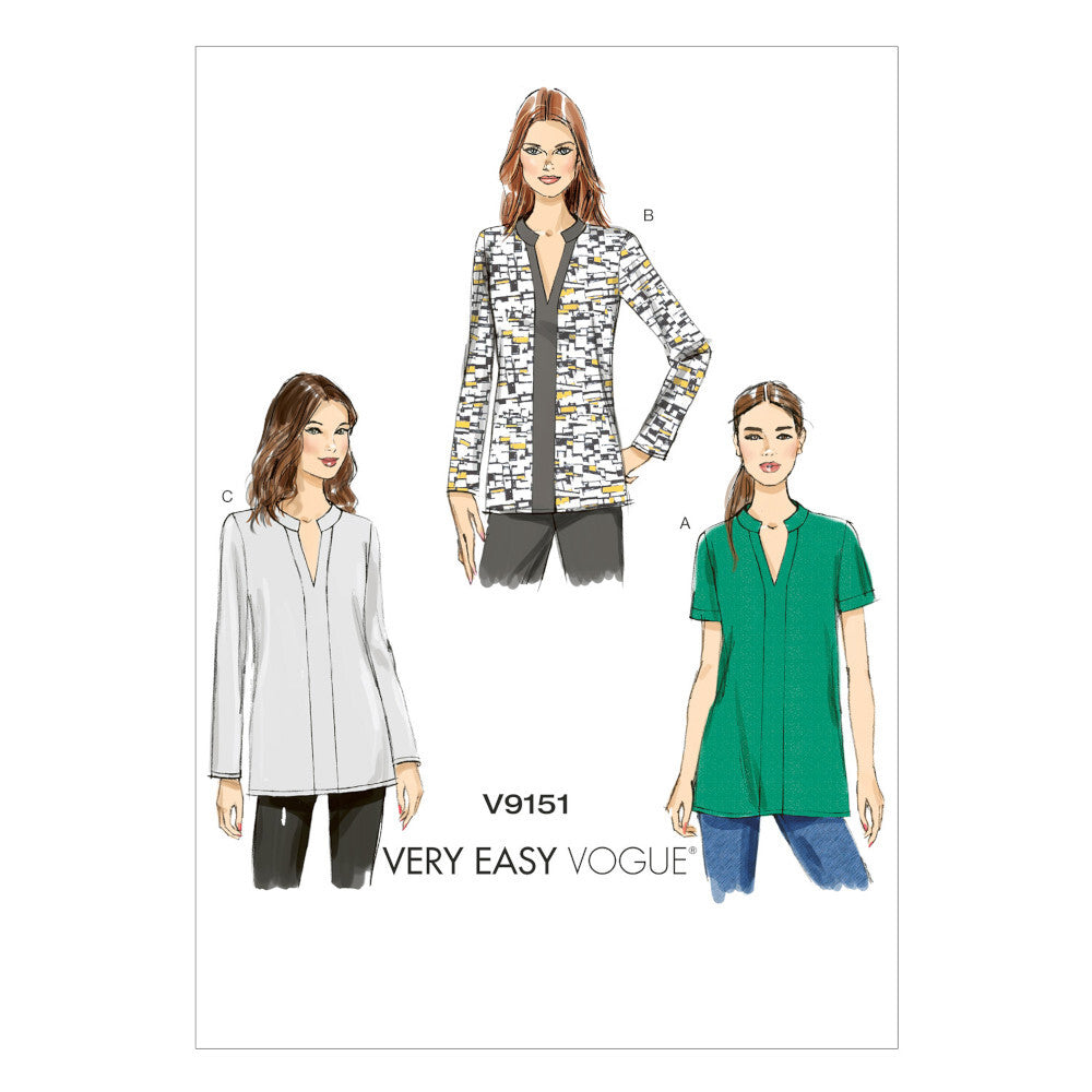Vogue Misses' Tunic V9151 - Sewing Pattern