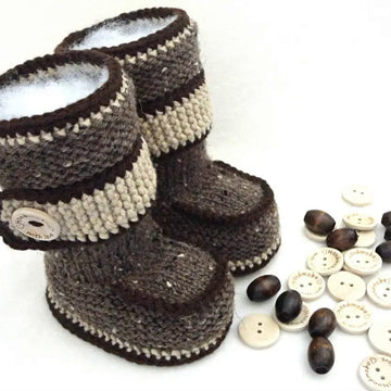 Baby Boy Set Knitted Baby Hat Baby Shoes