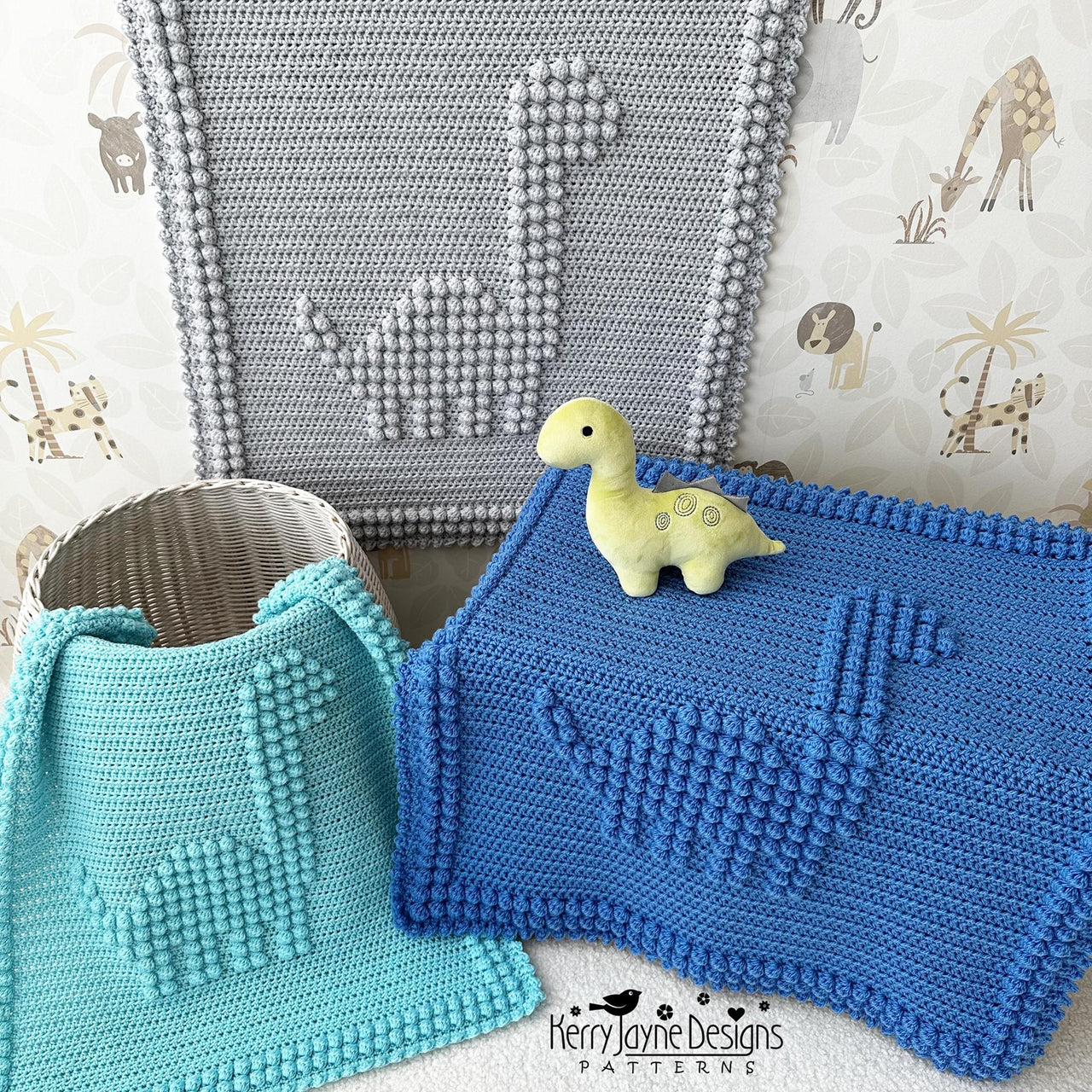 One Little Dinosaur Blanket UK