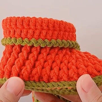 Cuffed High-Top Baby Shoes