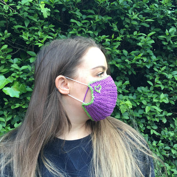 Crochet Face Mask cover