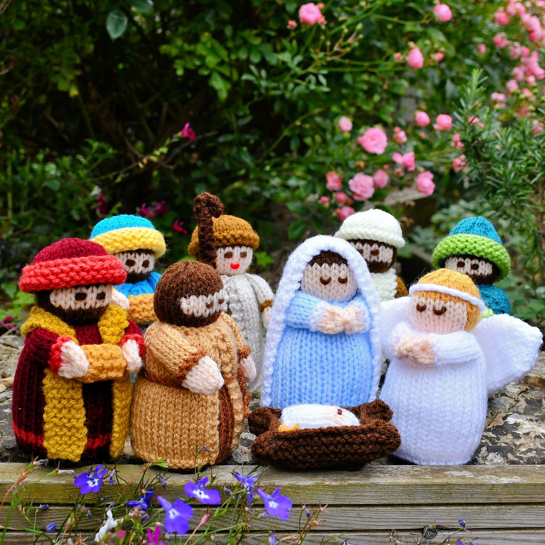 Nativity Story Dolls Knitting Pattern - Toy Knitting Pattern