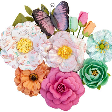 Prima Marketing Mulberry Paper Flowers - Endless Summer/Surfboard