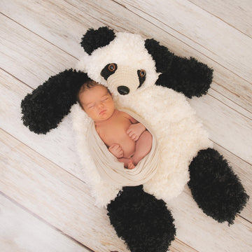 Faux Bear Skin Nursery Rug