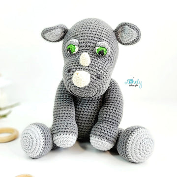 Amigurumi Rhino Toy Crochet Pattern