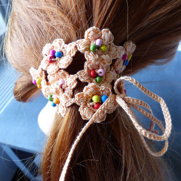 Headband "Spring Puff Flower"