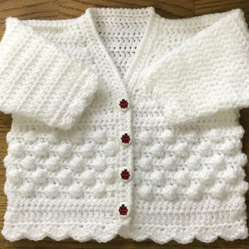 V-Neck Cardigan in DK - 1002