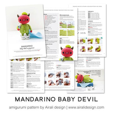 Mandarino the baby devil in pajamas
