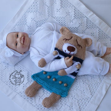 Bunting Blanket Bear toy