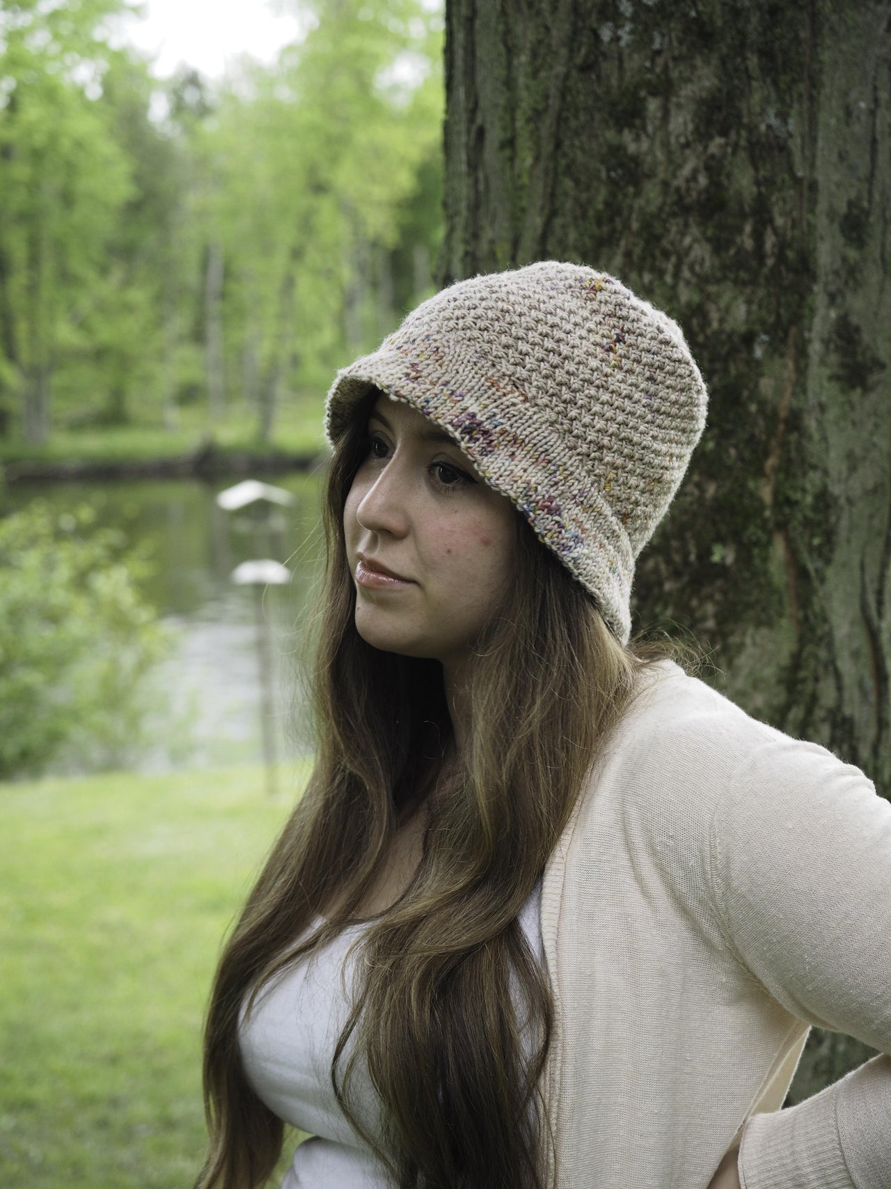 Pressed Flower Bucket Hat