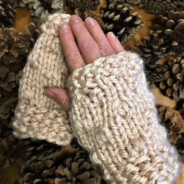Winter Berry Fingerless Gloves