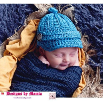 Crochet Newsboy Apple Jack Hat Pattern Designer
