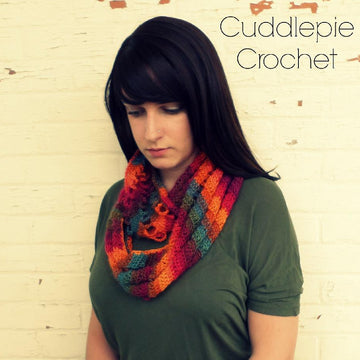 Shredded Waves Infinity Scarf