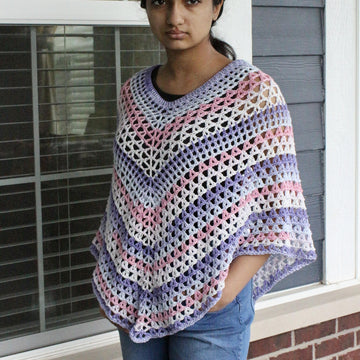 Radiance Crochet Poncho Pattern