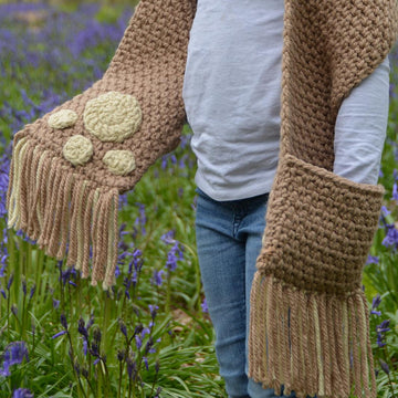 The Bramble Bear Hooded Scarf