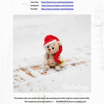 Micro Christmas Bear