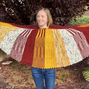 Color Swirl Shawl
