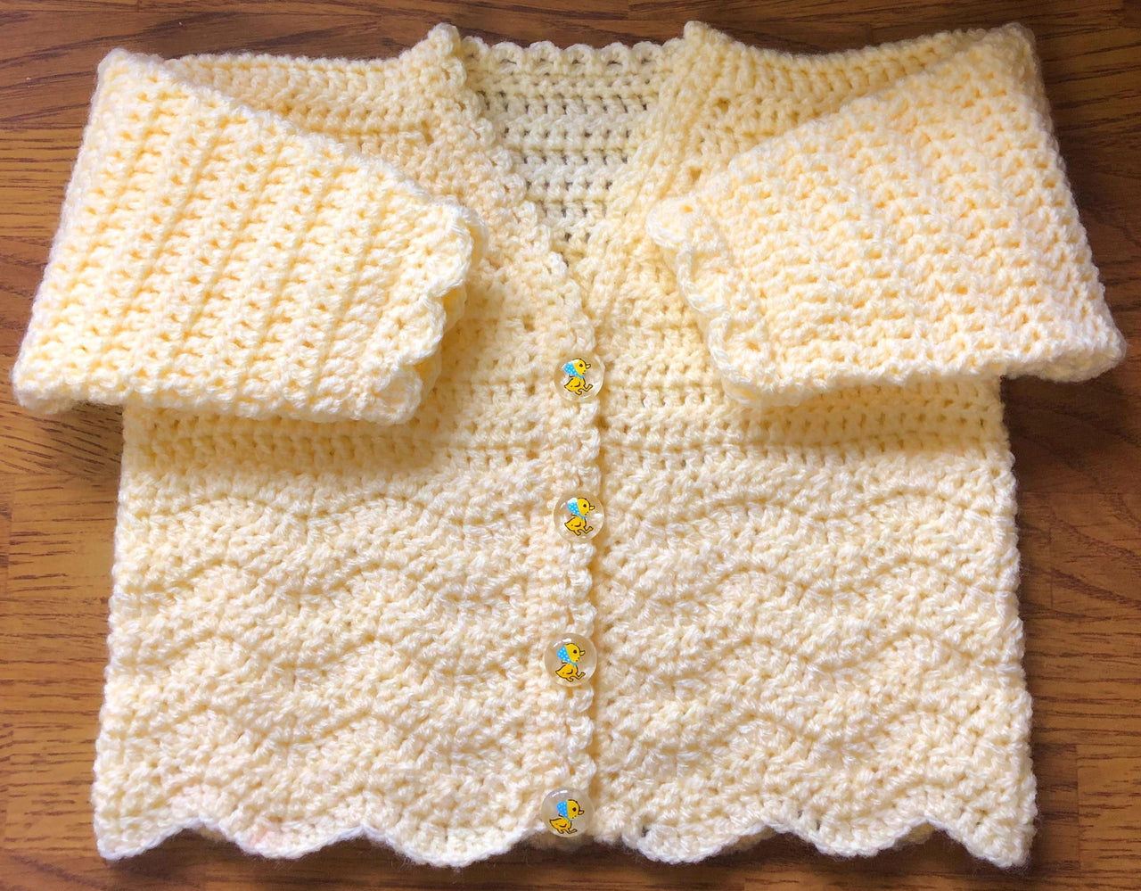 Cosy Chevron Panel Cardigan for Baby or Child