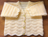 Cosy Chevron Panel Cardigan for Baby or Child