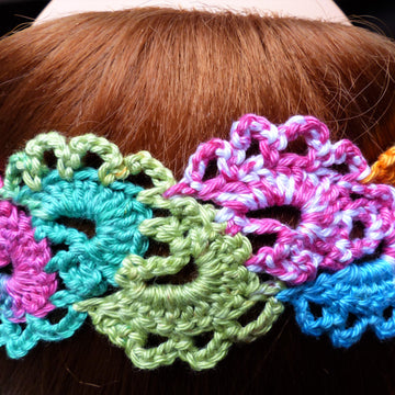 Headband "Multicolor flowers"
