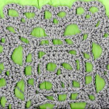 Creepy Granny Skull Infinity Square # 2