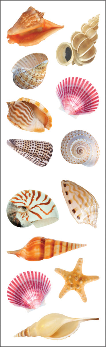 Mrs. Grossman's Stickers - Sea Shells