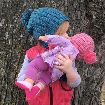 "Winter Poms" Slouch