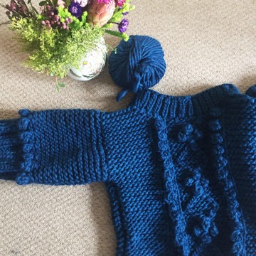 Chunky Cable & Bobble Jumper