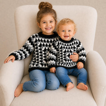 Granny Square Baby Trousers