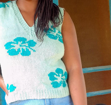 Floral vest