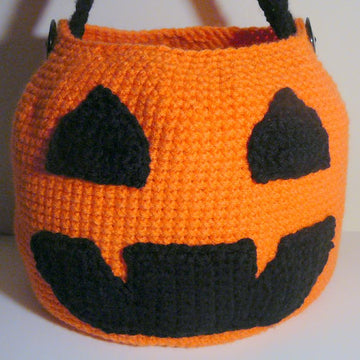 Jack-O-Lantern Trick Or Treat Basket