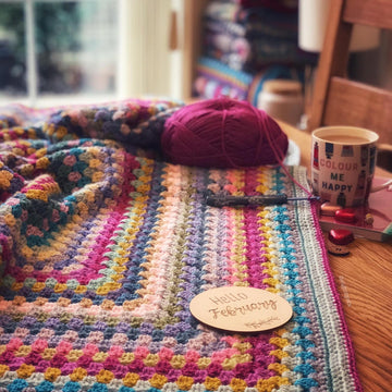Colour me happy blanket