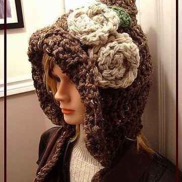 505, CROCHET PIXIE HOOD, age 5 to adult