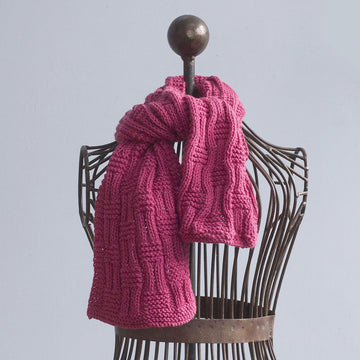 Wavy Rib Hat and Scarf