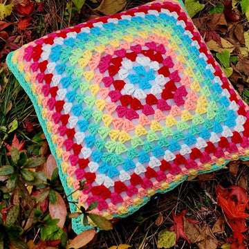 Cotton Candy Granny Cushion